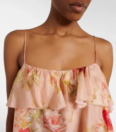 Zimmermann Roselight floral ruffled silk camisole | Thumbnail 5 Zimmermann Roselight floral ruffled silk camisole | Thumbnail 5
