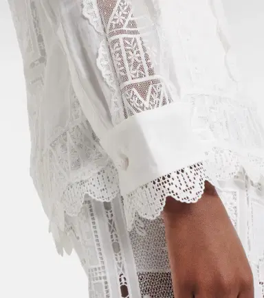 Zimmermann Floral lace ramie shirt | Thumbnail 6