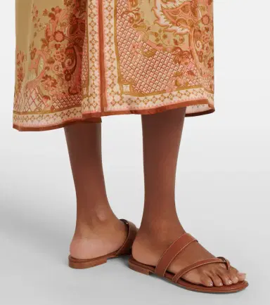 Zimmermann Belted printed silk midi dress | Thumbnail 2