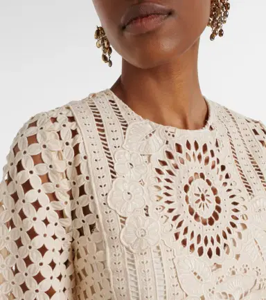 Zimmermann Indra broderie anglaise cotton minidress | Thumbnail 2