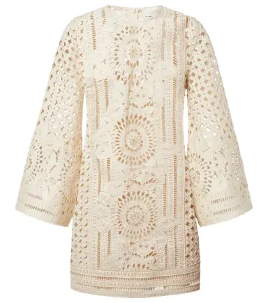 Zimmermann Indra broderie anglaise cotton minidress | Thumbnail 1