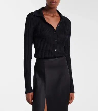 Gucci Ribbed-knit cardigan | Thumbnail 3 Gucci Ribbed-knit cardigan | Thumbnail 3