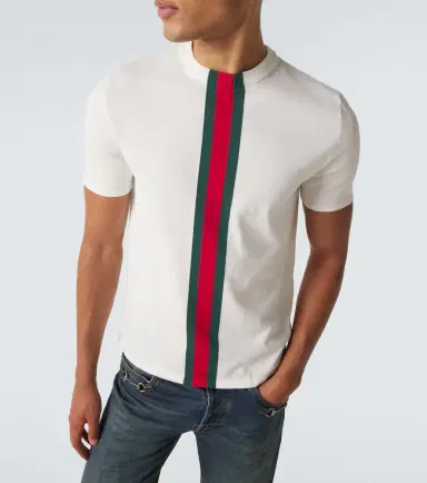 Gucci Web Stripe cotton T-shirt | Thumbnail 3