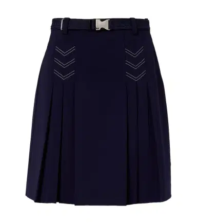 Tory Burch Belted pleated miniskirt | Thumbnail 1 Tory Burch Belted pleated miniskirt | Thumbnail 1