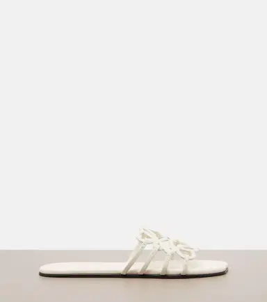 Loewe Petal Anagram leather slides | Thumbnail 2 Loewe Petal Anagram leather slides | Thumbnail 2