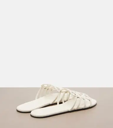 Loewe Petal Anagram leather slides | Thumbnail 3 Loewe Petal Anagram leather slides | Thumbnail 3