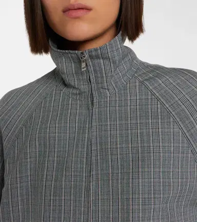 Acne Studios Checked technical jacket | Thumbnail 4 Acne Studios Checked technical jacket | Thumbnail 4