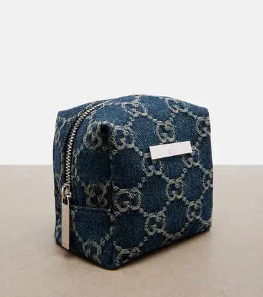 Gucci Essence Classic Mini denim makeup bag | Thumbnail 2 Gucci Essence Classic Mini denim makeup bag | Thumbnail 2