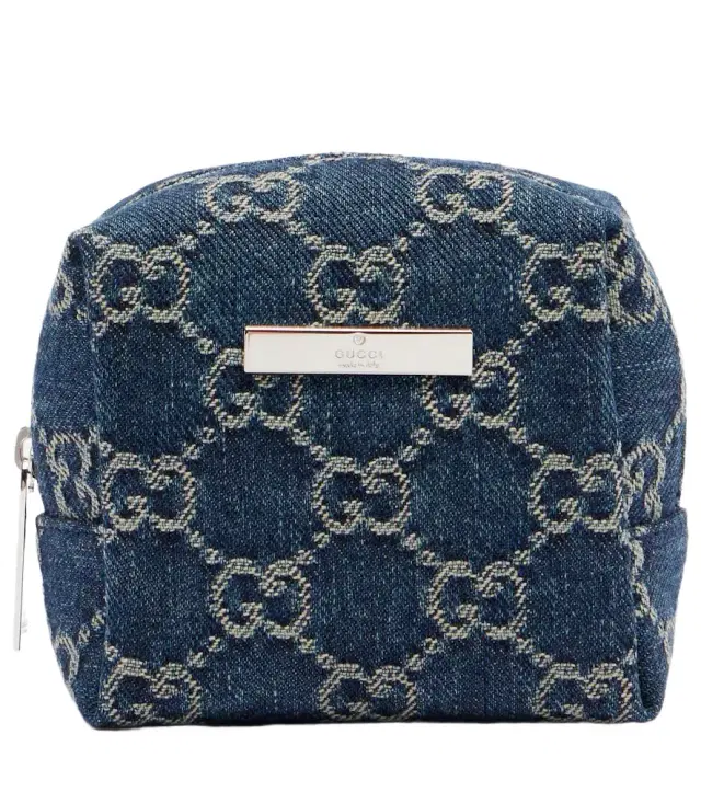 Essence Classic Mini denim makeup bag