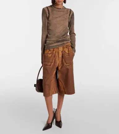 Acne Studios Printed cotton-blend T-shirt | Thumbnail 5 Acne Studios Printed cotton-blend T-shirt | Thumbnail 5
