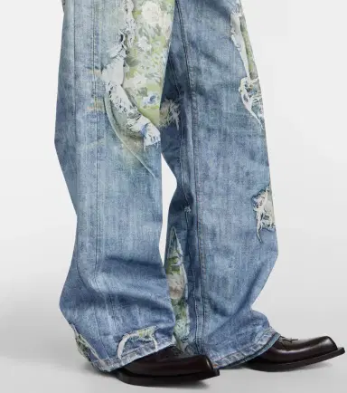 Acne Studios Printed wide-leg jeans | Thumbnail 5 Acne Studios Printed wide-leg jeans | Thumbnail 5