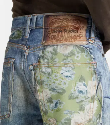 Acne Studios Printed wide-leg jeans | Thumbnail 6 Acne Studios Printed wide-leg jeans | Thumbnail 6