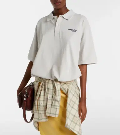 Acne Studios Cotton polo shirt | Thumbnail 3