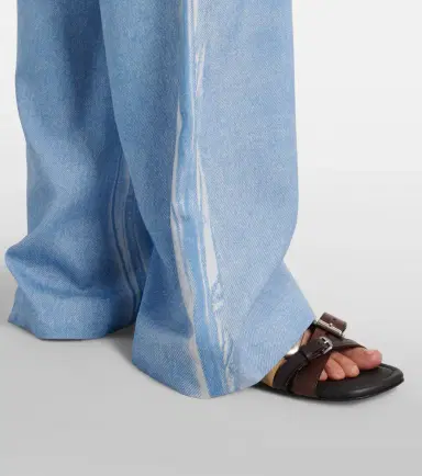 Acne Studios Printed wide-leg pants | Thumbnail 6 Acne Studios Printed wide-leg pants | Thumbnail 6