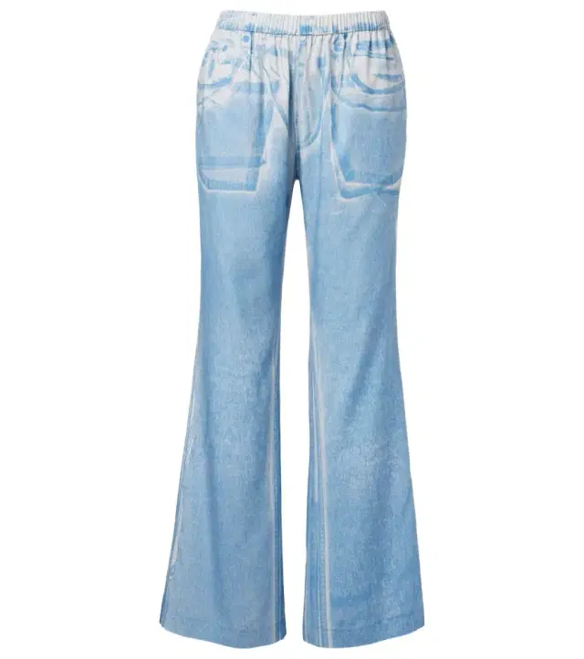 Acne Studios Printed wide-leg pants