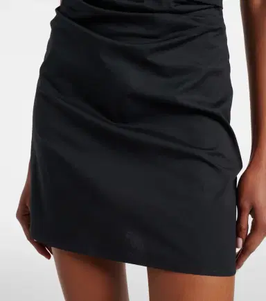 Staud Phare ruched cotton poplin minidress | Thumbnail 2