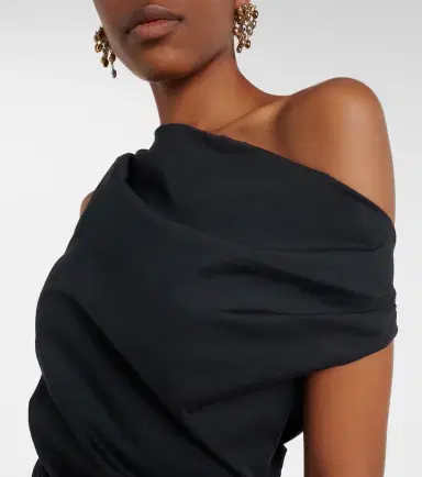 Staud Phare ruched cotton poplin minidress | Thumbnail 4