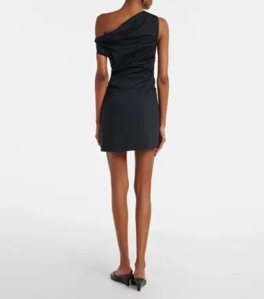Staud Phare ruched cotton poplin minidress | Thumbnail 5