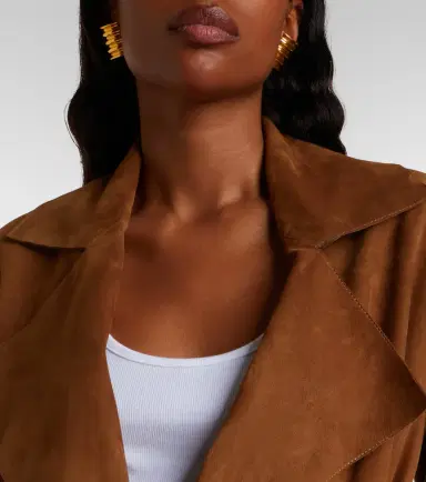 Nour Hammour Kerry suede coat | Thumbnail 2 Nour Hammour Kerry suede coat | Thumbnail 2