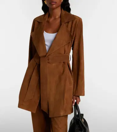 Nour Hammour Kerry suede coat | Thumbnail 6 Nour Hammour Kerry suede coat | Thumbnail 6
