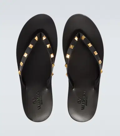 Valentino Garavani Rockstud leather thong sandals | Thumbnail 4 Valentino Garavani Rockstud leather thong sandals | Thumbnail 4