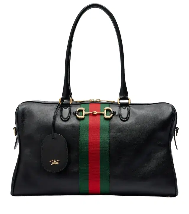Gucci Borsetto Large leather bowling bag
