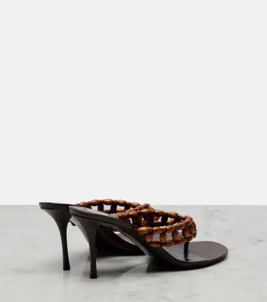 Saint Laurent Zine beaded thong sandals | Thumbnail 2 Saint Laurent Zine beaded thong sandals | Thumbnail 2