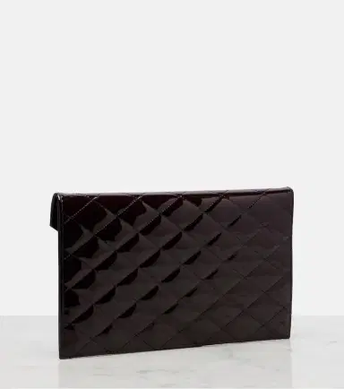 Saint Laurent Paris patent leather clutch | Thumbnail 4