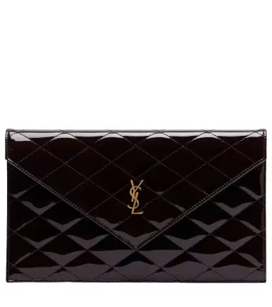 Saint Laurent Paris patent leather clutch | Thumbnail 1