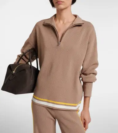 The Upside Veneto Carter knitted half-zip sweater | Thumbnail 2