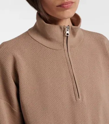 The Upside Veneto Carter knitted half-zip sweater | Thumbnail 6