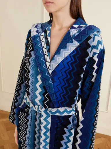 Missoni Home Giacomo Striped Hooded Belted Cotton-terry Robe | Thumbnail 4 Missoni Home Giacomo Striped Hooded Belted Cotton-terry Robe | Thumbnail 4