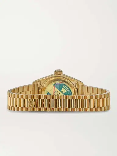 Stephanie Windsor + Rolex Vintage 1983 Datejust 18-karat Gold And Wood Watch, Ref. 6917 (6.25'' Wrist) | Thumbnail 5 Stephanie Windsor + Rolex Vintage 1983 Datejust 18-karat Gold And Wood Watch, Ref. 6917 (6.25'' Wrist) | Thumbnail 5