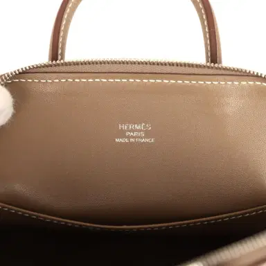 HERMÈS Hermes 1923 Bolide Mini Etoupe Evercolor Palladium Hardware | Thumbnail 8 HERMÈS Hermes 1923 Bolide Mini Etoupe Evercolor Palladium Hardware | Thumbnail 8