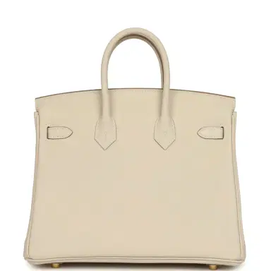 HERMÈS Hermes Birkin 25 Craie Togo Gold Hardware | Thumbnail 4 HERMÈS Hermes Birkin 25 Craie Togo Gold Hardware | Thumbnail 4