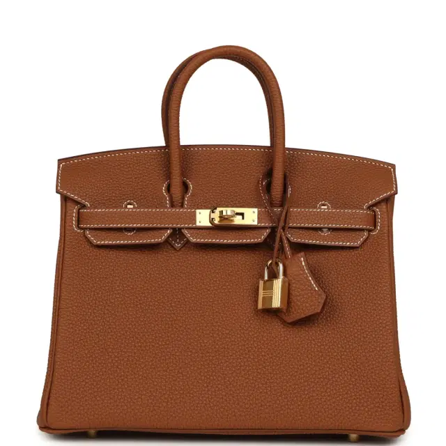Hermes Birkin 25 Gold Togo Gold Hardware