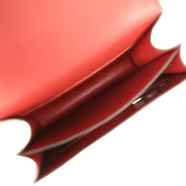 HERMÈS Hermes Constance 18 Rouge H Ostrich Palladium Hardware | Thumbnail 9 HERMÈS Hermes Constance 18 Rouge H Ostrich Palladium Hardware | Thumbnail 9