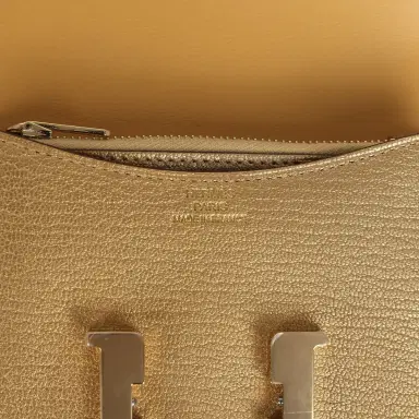 HERMÈS Hermes Constance Slim Wallet Dore Chevre Chamkilight Permabrass Hardware | Thumbnail 8