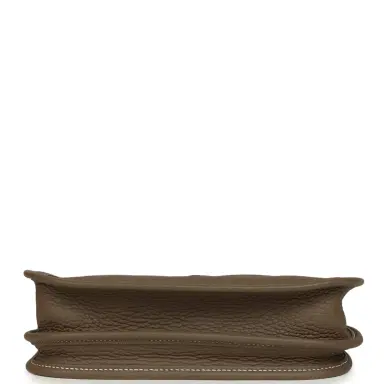 HERMÈS Hermes Evelyne 23 Etoupe Clemence Gold Hardware | Thumbnail 6 HERMÈS Hermes Evelyne 23 Etoupe Clemence Gold Hardware | Thumbnail 6
