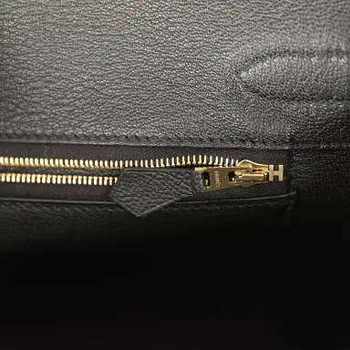 HERMÈS Pre-owned Hermes Birkin 30 Black Epsom Gold Hardware | Thumbnail 9 HERMÈS Pre-owned Hermes Birkin 30 Black Epsom Gold Hardware | Thumbnail 9