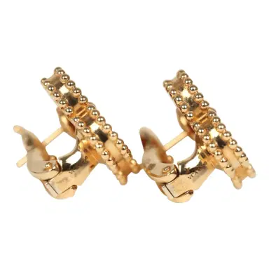 Van Cleef & Arpels Pre-owned Van Cleef & Arpels Vintage Alhambra Motif Earrings Carnelian 18K Yellow | Thumbnail 5 Van Cleef & Arpels Pre-owned Van Cleef & Arpels Vintage Alhambra Motif Earrings Carnelian 18K Yellow | Thumbnail 5