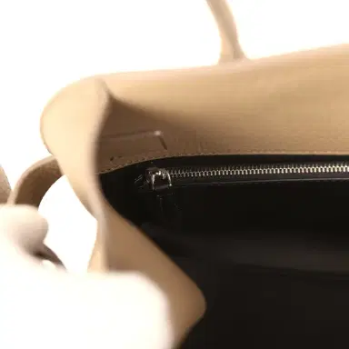 The Row The Row Margaux Shoulder 12 Bag Smoked Taupe Calfskin Silver Hardware | Thumbnail 10 The Row The Row Margaux Shoulder 12 Bag Smoked Taupe Calfskin Silver Hardware | Thumbnail 10