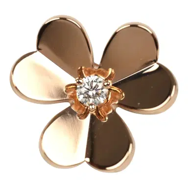 Van Cleef & Arpels Van Cleef & Arpels Small Frivole Earrings Diamond 18K Rose Gold Hardware | Thumbnail 4 Van Cleef & Arpels Van Cleef & Arpels Small Frivole Earrings Diamond 18K Rose Gold Hardware | Thumbnail 4