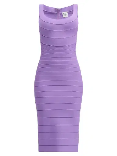 Hervé Léger Women's The Solara Bandage Midi-Dress | Thumbnail 1