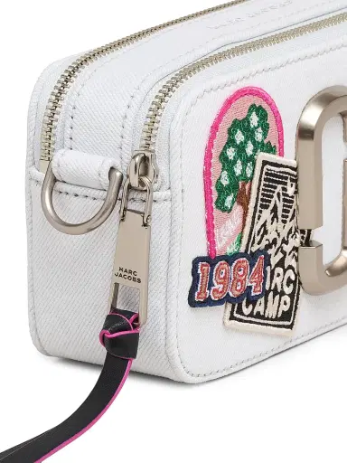 Marc Jacobs Women's The Camp Patchwork Snapshot Camera Bag - Light Wash | Thumbnail 6