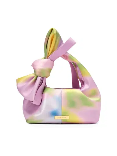 Marc Jacobs Women's The Blurred Floral Satin Mini Bow Sack Bag - Ribbon Pink Multi | Thumbnail 3 Marc Jacobs Women's The Blurred Floral Satin Mini Bow Sack Bag - Ribbon Pink Multi | Thumbnail 3