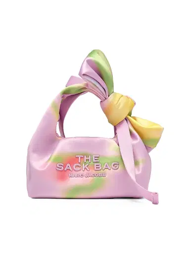 Marc Jacobs Women's The Blurred Floral Satin Mini Bow Sack Bag - Ribbon Pink Multi | Thumbnail 1 Marc Jacobs Women's The Blurred Floral Satin Mini Bow Sack Bag - Ribbon Pink Multi | Thumbnail 1