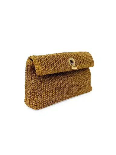 Veronica Beard Women's Anchor Raffia Clutch | Thumbnail 4
