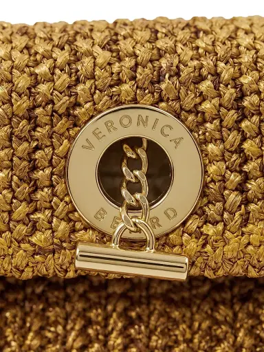 Veronica Beard Women's Anchor Raffia Clutch | Thumbnail 5