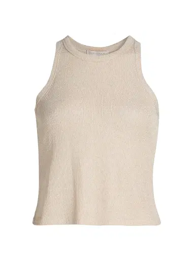 Ramy Brook Women's Ella Metallic Knit Tank Top | Thumbnail 1 Ramy Brook Women's Ella Metallic Knit Tank Top | Thumbnail 1